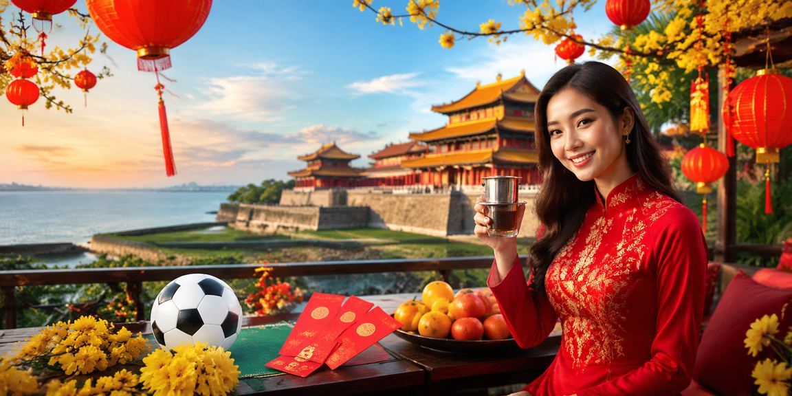 Người dùng tại Huế thưởng thức cà phê sáng và theo dõi kèo thể thao trực tuyến trên điện thoại